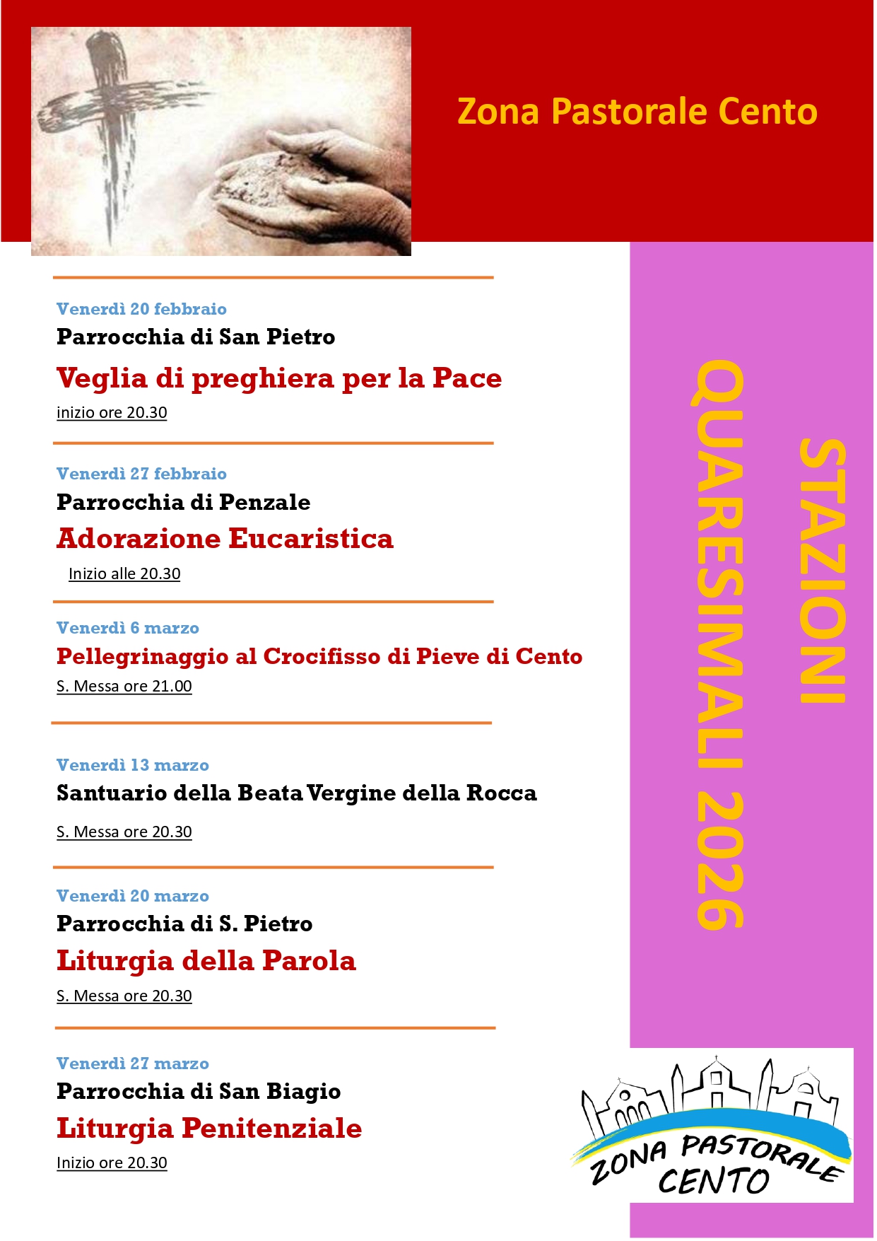 Stazioni Quaresimali 2026