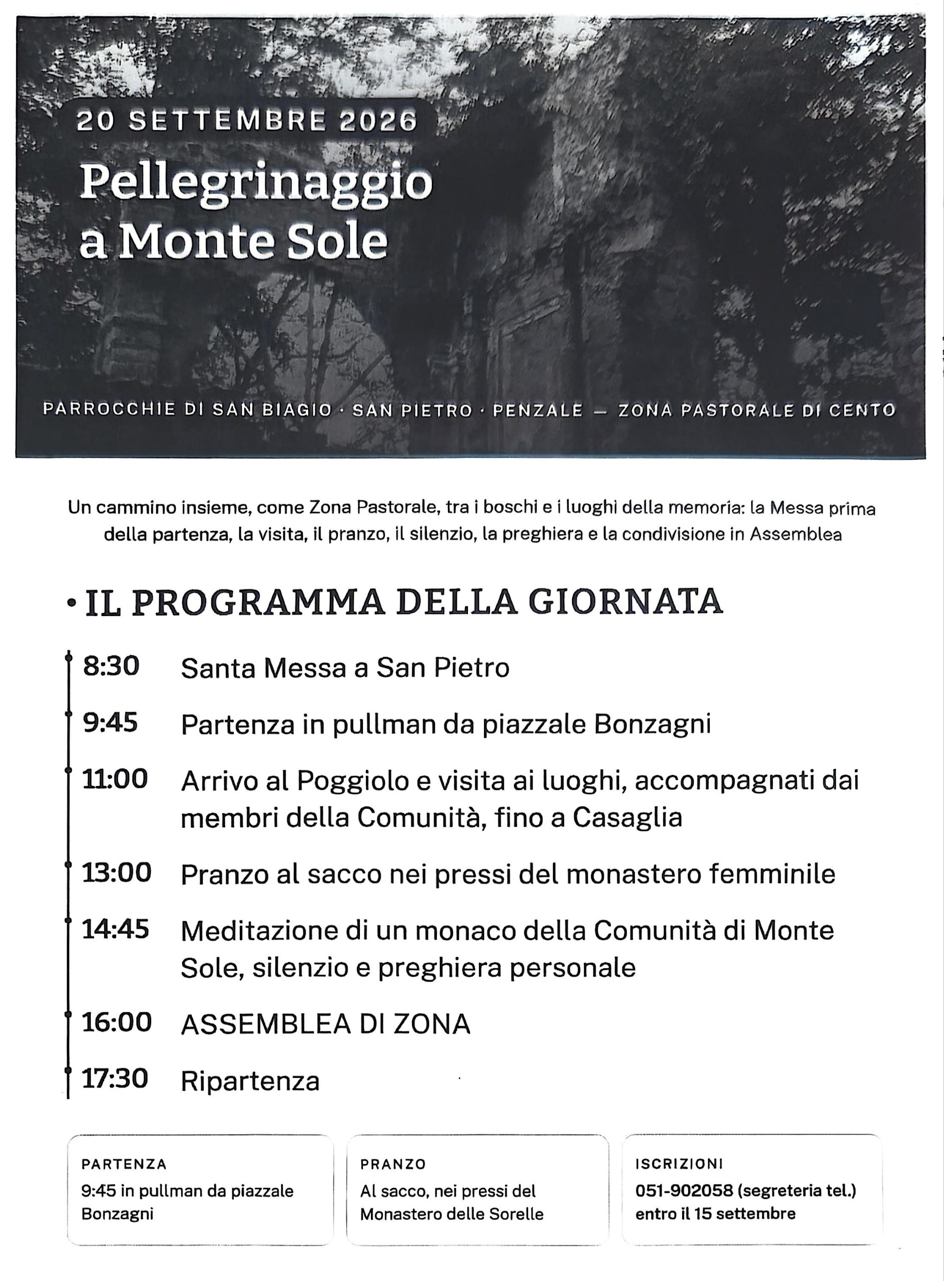 Pellegrinaggio a Monte Sole